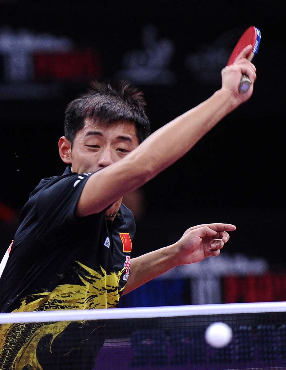 英国乒乓球队完胜中国乒乓球队，张继科制霸全场