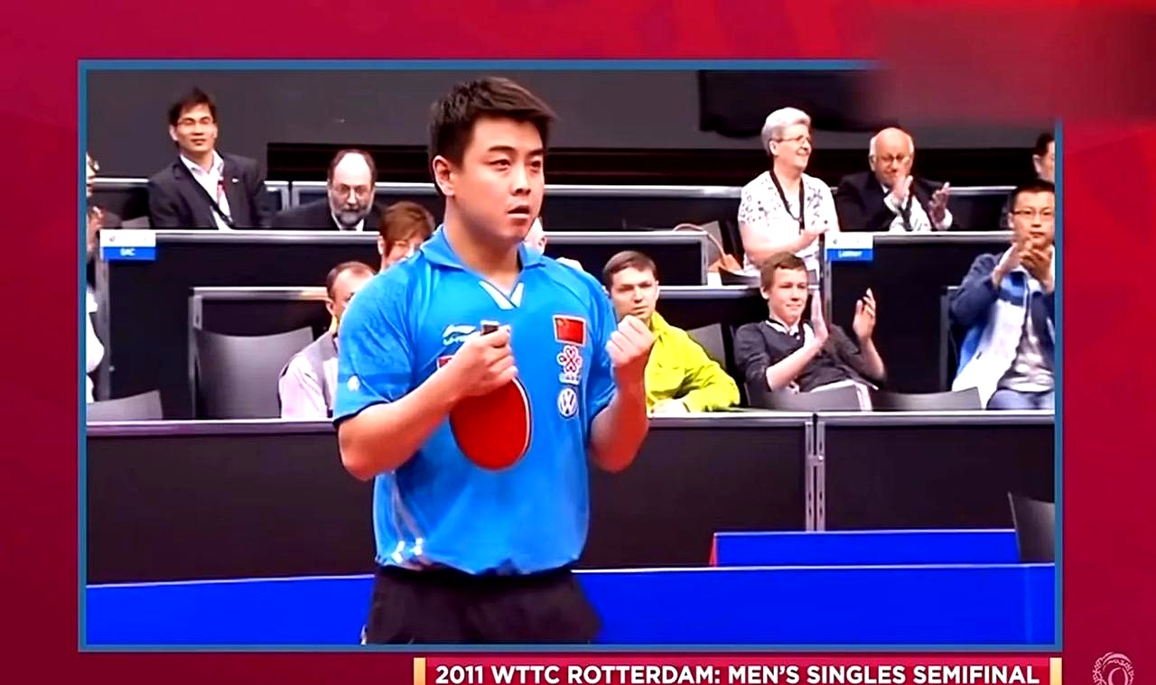 德国乒乓球队横扫奥地利乒乓球队，王皓三分雨点燃全场